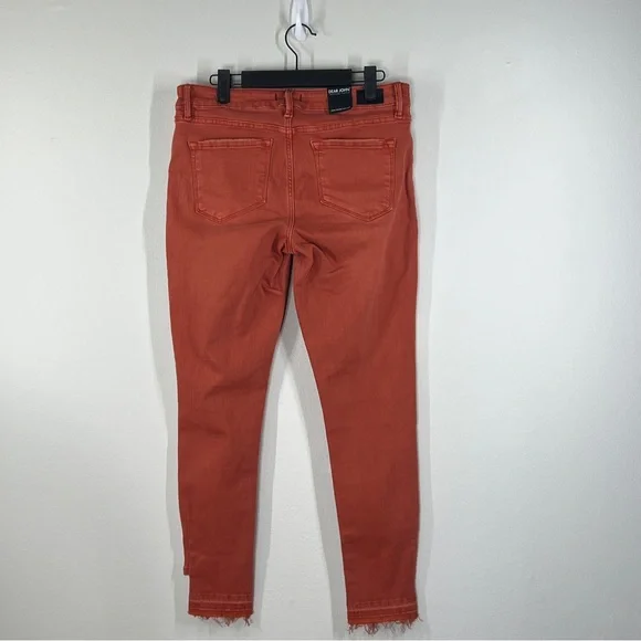 DEAR JOHN Women’s Size Burnt Orange New With Tags. Skinny Distressed - Picture 6 of 13